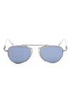 Matsuda Geometric-frame Sunglasses In Blue