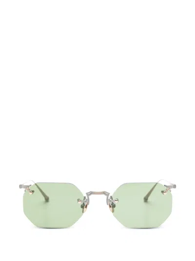 Matsuda Geometric Rimless Sunglasses In Gold