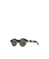 Matsuda Geometric Sunglasses In Green