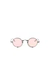 Matsuda Titanium Round Sunglasses In Pink