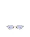 Matsuda Geometric Sunglasses In Gold