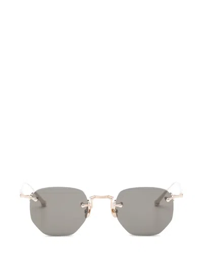 Matsuda Geometric-frame Sunglasses In Gold