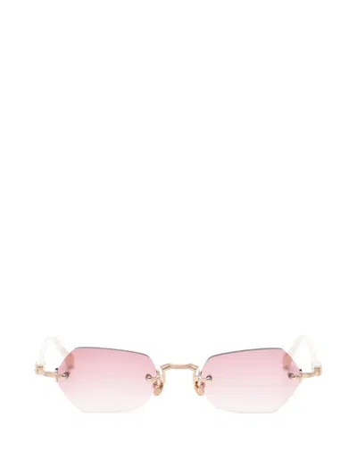 Matsuda Geometric-frame Sunglasses In Pink