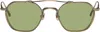 Matsuda Gold M3145 Sunglasses In Antique Gold