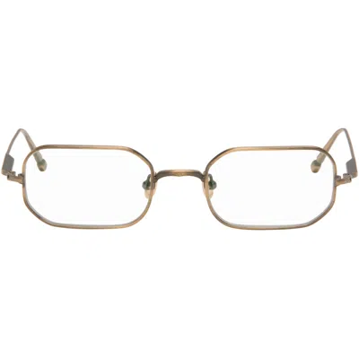 Matsuda Gold M3163 Glasses In Antique Gold
