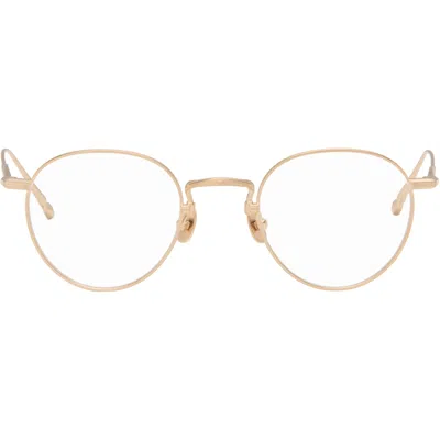 Matsuda Gold M3165 Glasses In Brushed Gold