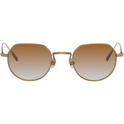 Matsuda Gold M3167 Sunglasses In Antique Gold