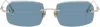 Matsuda Gold M5004 Sunglasses In Brushed Gold