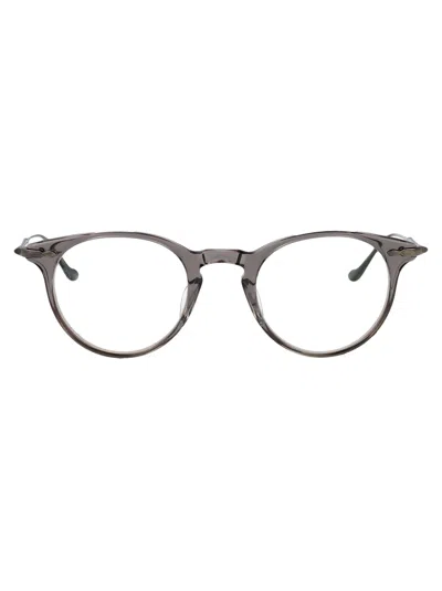Matsuda Grey Crystal - Antique Silver Acetate+metal Glasses In Gray