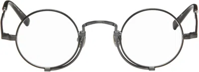 Matsuda Gunmetal & Black 10103h Glasses In Multi