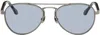 Matsuda Gunmetal M3116 Sunglasses In Cobalt Blue