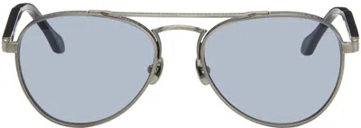 Matsuda Gunmetal M3116 Sunglasses In Cobalt Blue