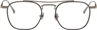 Matsuda Gunmetal M3149 Glasses In Silver