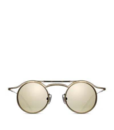 Matsuda Heritage Round Sunglasses In Gold