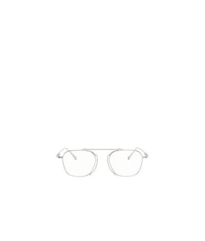 Matsuda Logo Plain Glasses In White