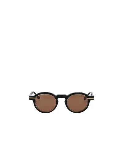 Matsuda Logo Sunglasses In Black