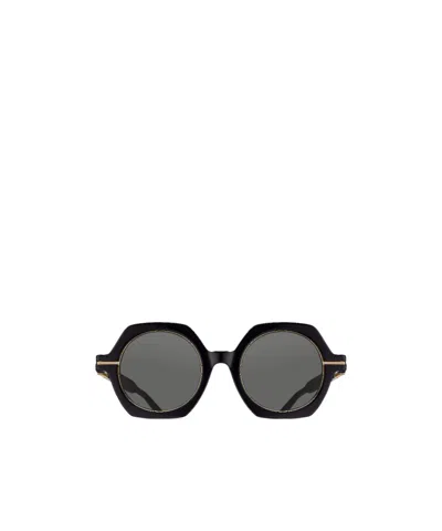 Matsuda Logo Sunglasses In Black