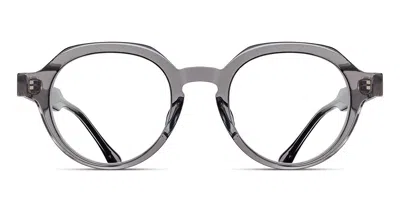 Matsuda M1032 Grc Men's Glasses Clear Size 47 - Free Lenses - Blue Light Block Available In Transparent Grey