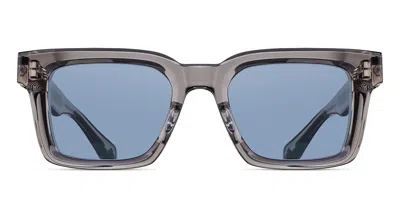 Matsuda M1033 Grc Men's Sunglasses Grey Size 50 In Transparent Grey