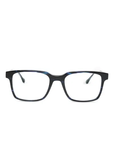 Matsuda M1035 Rectangle-frame Glasses In Blue