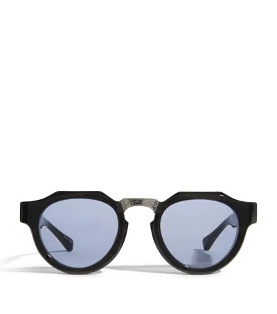 Matsuda M1037 Round Sunglasses In Black