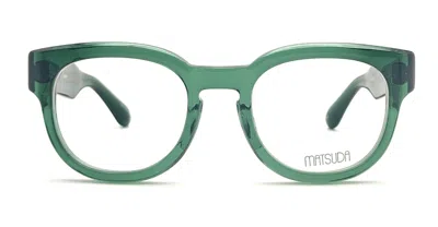 MATSUDA M1038 - BOTTLE GREEN / SILVER RX GLASSES