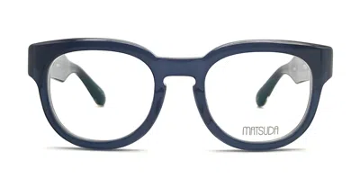MATSUDA M1038 - DARK NAVY CRYSTAL / GOLD RX GLASSES