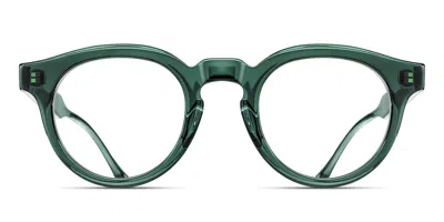 Matsuda M1039 Bgn Men's Glasses Green Size 47 - Free Lenses - Blue Light Block Available In Transparent Bottle Green