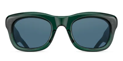 Matsuda M1042 Bgn Men's Sunglasses Green Size 50 In Transparent Bottle Green