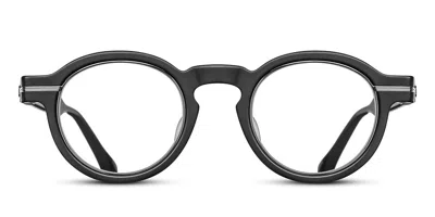 Matsuda M2050 Mbk-rtm Men's Glasses Black Size 46 - Free Lenses - Blue Light Block Available In Matte Black,ruthenium