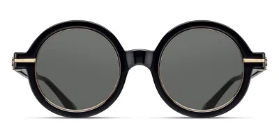 Matsuda M2059 Blk-bg Men's Sunglasses Black Size 48