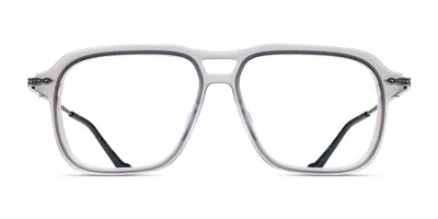 Matsuda M2062 Mcr-as Men's Glasses Clear Size 56 - Free Lenses - Blue Light Block Available In Clear,antique Silver