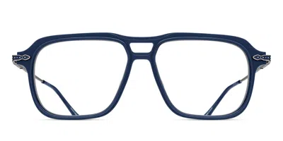 Matsuda M2062 Mnv-as Men's Glasses Blue Size 56 - Free Lenses - Blue Light Block Available
