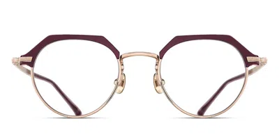 Matsuda M2064 Bor-rg Men's Glasses Gold Size 48 - Free Lenses - Blue Light Block Available In Multi