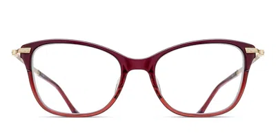 Matsuda M2065 Borg-bg Men's Glasses Burgundy Size 51 - Free Lenses - Blue Light Block Available