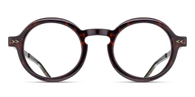 Matsuda M2067 Dto-ag Men's Glasses Tortoiseshell Size 46 - Free Lenses - Blue Light Block Available In Dark Tortoise,antique Gold