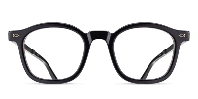 Matsuda M2068 Blk-mrtm Men's Glasses Black Size 48 - Free Lenses - Blue Light Block Available In Black,matte Ruthenium