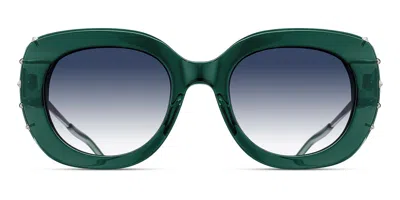 Matsuda M2069 Bgn Men's Sunglasses Green Size 49 In Transparent Bottle Green