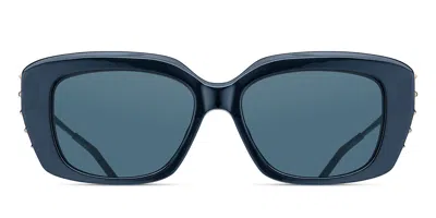 Matsuda M2070 Dnc Men's Sunglasses Blue Size 53 In Transparent Dark Navy Blue