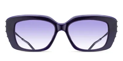 Matsuda M2070 Dp Men's Sunglasses Purple Size 53 In Deep Purple