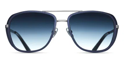 Matsuda M3023 As Men's Sunglasses Blue Size 57
