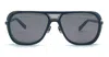 Matsuda M3023 V2 - Antique Silver / Matte Black Sunglasses
