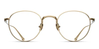 Matsuda M3085 Bg Men's Glasses Gold Size 48 - Free Lenses - Blue Light Block Available In Brushed Gold