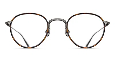 Matsuda M3085-i As-tot Men's Glasses Tortoiseshell Size 47 - Free Lenses - Blue Light Block Available In Antique Silver,tortoise