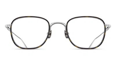 Matsuda M3090-i Bs-kht Men's Glasses Tortoiseshell Size 50 - Free Lenses - Blue Light Block Available In Brushed Silver,tortoise