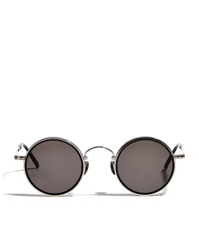 Matsuda M3100 Round Sunglasses In Brown