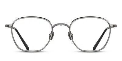 Matsuda M3101 As-nvy Men's Glasses Silver Size 52 - Free Lenses - Blue Light Block Available In Antique Silver,navy Blue