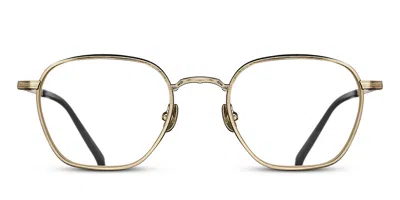 Matsuda M3101 Bg-mbk Men's Glasses Gold Size 52 - Free Lenses - Blue Light Block Available In Brushed Gold,matte Black
