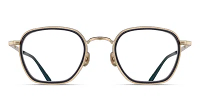 Matsuda M3101-i Bg-mbk Men's Glasses Gold Size 50 - Free Lenses - Blue Light Block Available In Brushed Gold,matte Black