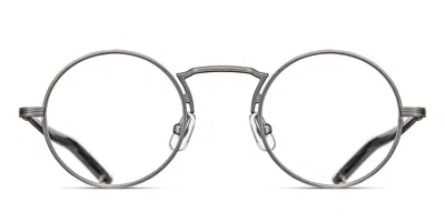 Matsuda M3119 As Men's Glasses Silver Size 46 - Free Lenses - Blue Light Block Available In Antique Silver